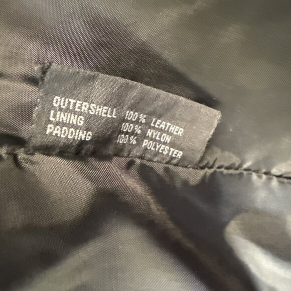 Vintage Wilsons Leather Jacket Mens Size‎ XXL Black Biker Bomber Rock Punk Heavy - Picture 11 of 15